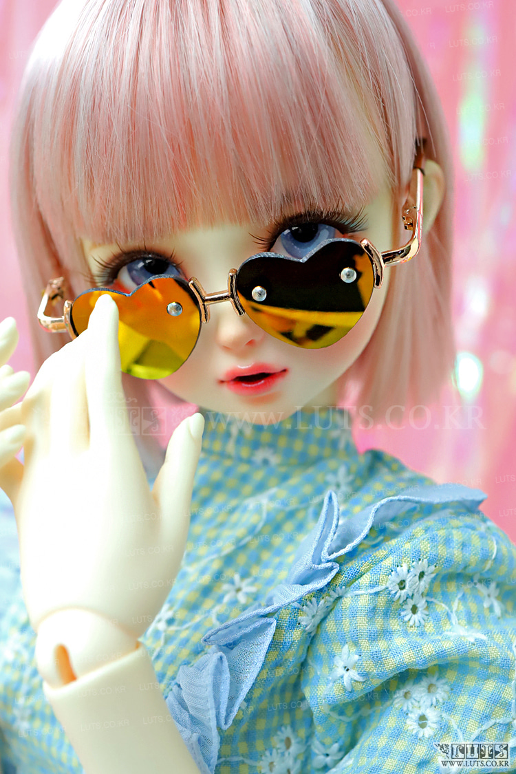 Heart  Sunglasses Blue For 1/3 24" 60cm SD17 BJD Doll SD AOD DD AS Boy Doll